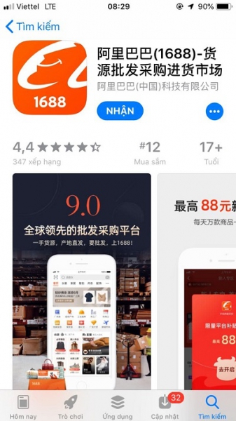 cach dang ky tai khoan 1688 bang dien thoai