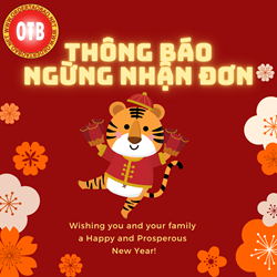 Thông báo thời gian ngừng nhận đơn hàng trước Tết Nhâm Dần 2022 Thông báo thời gian ngừng nhận đơn hàng trước Tết Nhâm Dần 2022