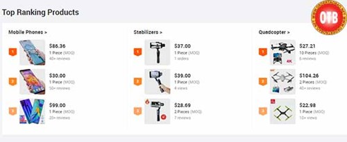 Bạn có thể mua mọi thiết bị điện tử tại các website thương mại điện tử Trung Quốc như Alibaba, Tmall, Taobao...