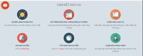 OTB với những cam kết về dịch vụ với khách hàng